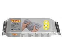 Jovi - Air Dry, Pâte à Modeler autodurcissante à Base d'argile Humide, Séchage à l'air sans Four, Couleur Gris, 1kg, Idéale pour Les Enfants de 3 Ans et Plus (86G)