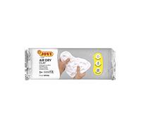 Jovi - Pâte à modeler Air Dry autodurcissante à base d'argile blanc 250 g dès 3 ans