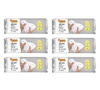 Jovi - Air Dry Pâte à modeler autodurcissante, Couleur Blanc, 6 x 500 gr | À base d'argile humide, Séchage à l'air sans four