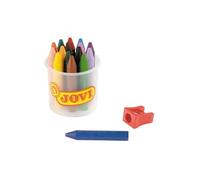 Jovi - Craie A La Cire + Taille Crayon - Pot De 16