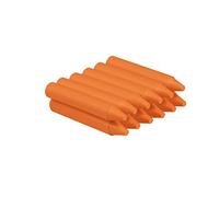 Jovi - Crayons ronds, Boîte de 12 unités, Couleur orange, Trait lisse et homogène, Résistant et performant, Sans gluten (98007)