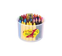 Jovi - Crayons ronds, Boîte de 60 unités + taille-crayon, Couleurs assorties, Trait lisse et uniforme, Résistant et performant, Sans gluten (980/60)