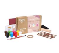 Jovi - DIY Air Dry Birds - Kit d'artisanat pour fabriquer des OISEAUX avec de l'argile blanche séchée à l'air + peintures et outils (2701)