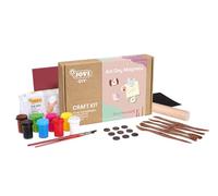 Jovi – Kit de bricolage pour aimants – Pâte durcissante à l'air libre, pas à pas, outils, peint