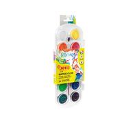Jovi Ensemble De Crayons Aquarelle Avec 12 Tablettes + Pinceau 30 Mm