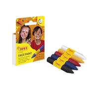Jovi - Face Paint, 5 Crayons de Maquillage pour Enfants, Sûr et de qualité, Facile à nettoye, Texture Douce et résistante, Parfait pour Les fêtes et événements Scolaires (175)