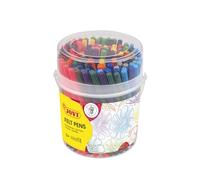 Jovi FELT PEN Marqueur à trait fin, pointe fine, pot de 120 feutres (10 x 12 couleurs), pointe 2 mm