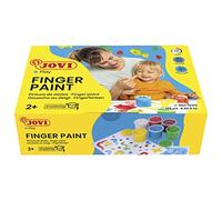 Peinture au doigt - Gouache - Enfant - Dès 2 ans - 6 couleurs - Jovi G