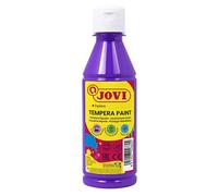 Jovi - Gouache liquide, bouteille de 250ml, Couleur lilas, Peinture à base d'ingrédients naturels, Facile à laver, Sans gluten, Idéal pour l'école (50223)