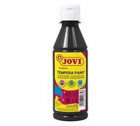 Jovi Gouache liquide 250 ml Noir – Peinture naturelle, lavable, sans gluten, scolaire (50230)
