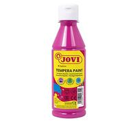 Jovi - Gouache Liquide, Bouteille de 250ml, Couleur Rose | Peinture à base d'ingrédients naturels, Facile à laver, Sans gluten, Idéal pour l'école