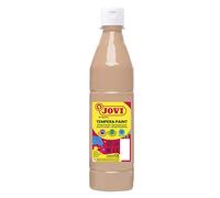 Jovi - Gouache liquide, bouteille de 500ml, Couleur beige, Peinture à base d'ingrédients naturels, Facile à laver, Sans gluten, Idéal pour l'école (50609)