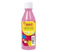 Jovi - gouache liquide de 250 ml, couleur rose, peinture à base d'ingrédients naturels, facile à laver, sans gluten, idéale pour un usage scolaire (50205)