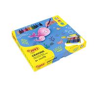 Jovi - Grands crayons Easy Grip, Boîte de 300 crayons hexagonaux en plastique, Couleurs assorties, Haute performance, Idéal pour les enfants, Sans gluten (909)
