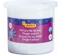 Jovi Jeu de 5 pots de peinture au doigt 125ml white