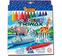 Jovi Jumbo Easy Grip Crayons de cire 72 pcs