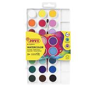 JOVI WaterColors - Peinture - aquarelle - couleurs assorties (pack de 24) G