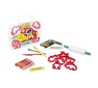 Jovi - Mallette de pâte à Modeler, 8 tablettes de 25 grammes + moules, Outils de Coupe et Rouleau, Kit de Bricolage, Idéal pour Les garçons et Les Filles à partir de 4 Ans (230)