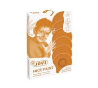 Jovi - Maquillage pour Enfants, 6 flacons de 8 ML, en crème, Orange