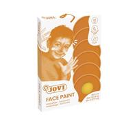 Jovi - Maquillage pour Enfants, Étui de 6 flacons de 8 ML, en crème, Jaune