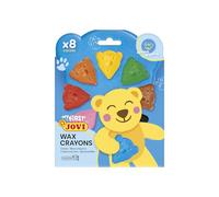 Jovi - MY FIRST CRAYON, Lot de 8 cires en forme d'ours