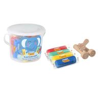 Jovi - My First Pâte à modeler extra-sople, ne se dessèche pas, 8 x 38 gr | 4 couleurs + 3 tampons en bois