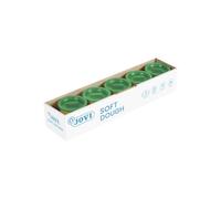 Jovi - Pâte à Jouer Souple, Soft Dough BLANDIVER, Coffret de 5 Pots de 110g, Couleur Vert, Idéal pour s'initier au Monde du modelage (45004)
