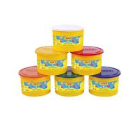 Jovi – Pâte à jouer souple Soft Dough – Coffret 6 pots 460 g, couleurs assorties