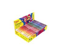 Jovi – Pâte à modeler Plastilina végétale 30 x 50 g multicolore sans gluten dès 2 ans