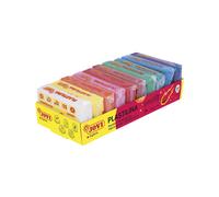 Jovi Plastilina Pâte à modeler végétale 10x50g Assortiment multicolore sans gluten dès 2 ans (70/10S)