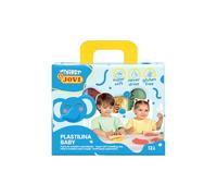 Jovi Pâte à modeler Baby - 4 pastilles de 38 g, lot de 4 couleurs assorties, sans gluten, ne sèche pas, pour enfants à partir de 12 mois (372/4)