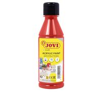 Jovi - Peinture Acrylique 250ml, Couleur Rouge, Haut Pouvoir Couvrant