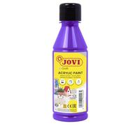 Jovi - Peinture Acrylique 250ml, Couleur Violette, Haut Pouvoir Couvrant, S'applique Facilement sur n'importe Quelle Surface, sans Gluten (68023)