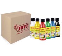 Jovi - Peinture acrylique, 6 pots de 250 ml, Couleurs primaires