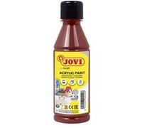 Jovi - Peinture Acrylique 250ml, Couleur Marron, Haut Pouvoir Couvrant | S'applique facilement sur n'importe quelle surface, Sans Gluten