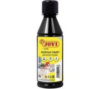 JOVI - Peinture - acrylique à base d'eau - liguide - noir - opaque - satin - 250 ml Noir G