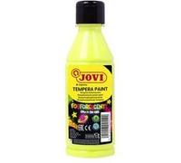 Jovi – Gouache phosphorescente – Jaune – 250 ml – Ingrédients naturels, Lavable, Sans gluten