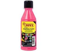 Jovi - Gouache phosphorescente - Ingrédients naturels, Lavable, Sans gluten - 250 ml Rose