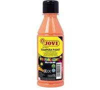 Jovi Peinture gouache phosphorescente – naturelle, lavable, sans gluten – Orange – 250 ml