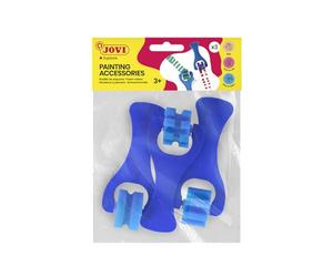 Jovi - Petit Rouleau en Mousse, 3 unités de différentes Formes | Idéal pour appliquer avec tout type de peinture, Recommandé pour les enfants à partir de 4 ans