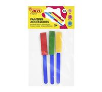 Pinceaux - Mousse - Plat - 3 Tailles - Enfant - Dès 3 Ans - Acrylique - Gouache - Jovi