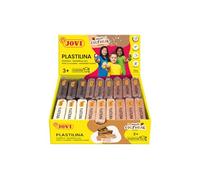 Jovi - PLASTILINA, pâte à modeler, 18 x 50 gr, Couleurs Multiculturelles