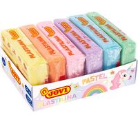 Jovi Plastilina Pâte à modeler pour enfants Pastel 6 x 50 g