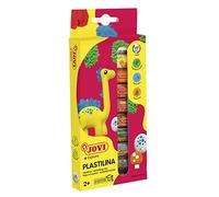 Jovi - PLASTILINA, Pâte à Modeler végétale, 10 x 15 grammes, Assortiment Multicolore, Couleurs vibrantes et Grande plasticité, sans Gluten, Idéale pour Les Enfants à partir de 2 Ans (90/10)