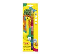Jovi - PLASTILINA, pâte à modeler végétale, 15 x 15 grammes, assortiment multicolore et grande plasticité, Sans gluten, Idéale pour les enfants à partir de 3 ans