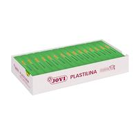 Jovi - PLASTILINA, pâte à Modeler végétale, 15 x 150 GR, Vert Clair