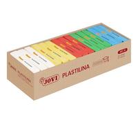 Jovi - PLASTILINA, pâte à Modeler végétale, 15 x 350 GR, 3 x 5 Couleurs | Grande plasticité, Sans gluten, Idéale pour les enfants à partir de 3 ans