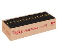 Jovi - PLASTILINA, pâte à Modeler végétale, 15 x 350 grammes, Noire, Grande plasticité, sans Gluten, Idéale pour Les Enfants à partir de 2 Ans (7215)