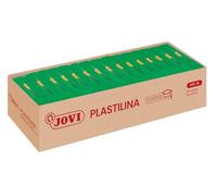 Jovi - PLASTILINA, pâte à modeler végétale, 15 x 350 grammes, vert clair