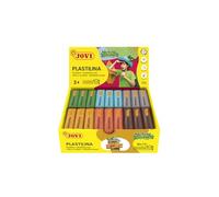 Jovi - PLASTILINA, Pâte à modeler végétale, 18 x 50 gr, Couleurs nature | Grande plasticité, Sans gluten, Idéale pour les enfants à partir de 3 ans
